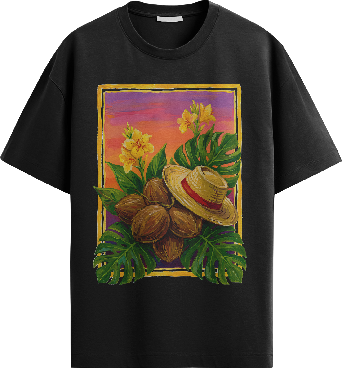T-Shirt Yellow Flower