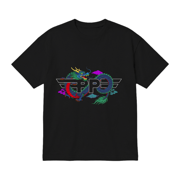 Cyber Dragon Typography