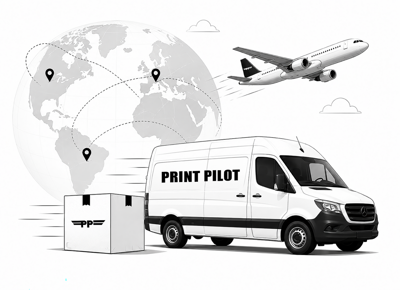 Delivered anywhere in the world
